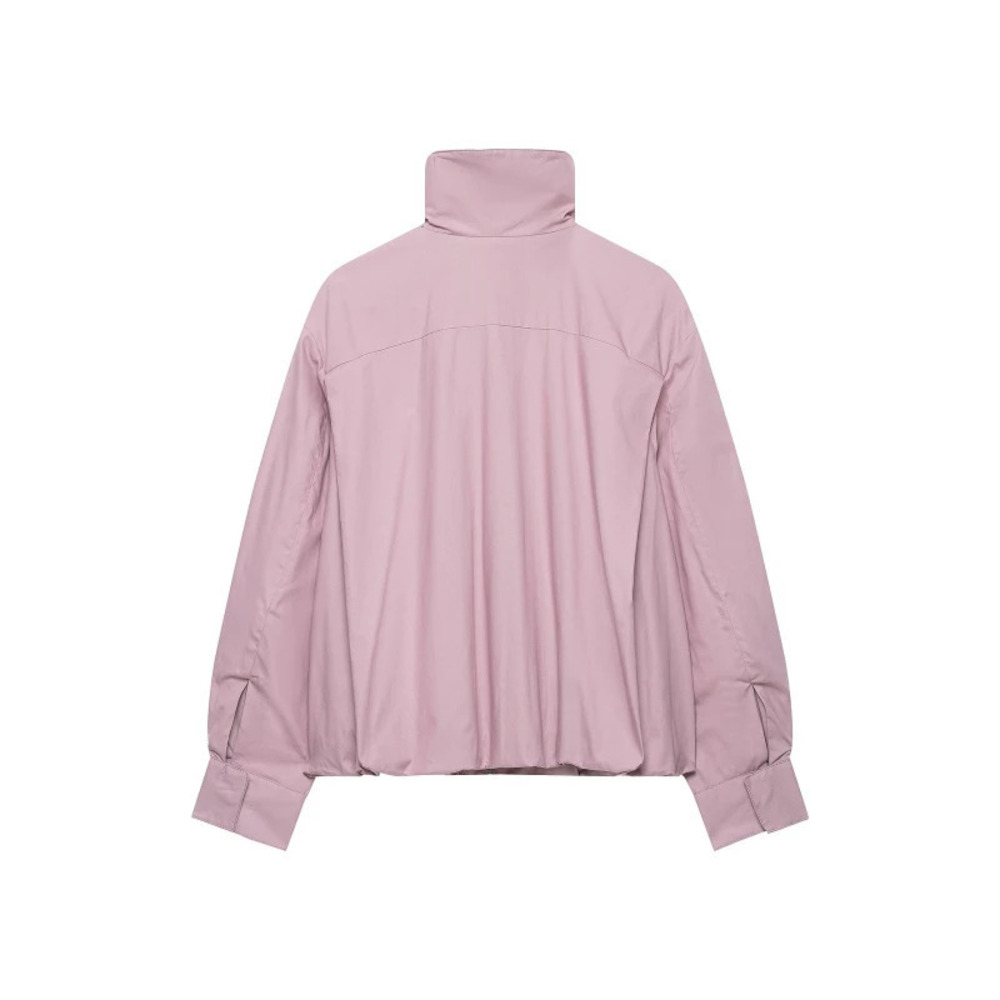 ZARA Solid Color Simple High Neck Pilot Long Sleeve Jacket